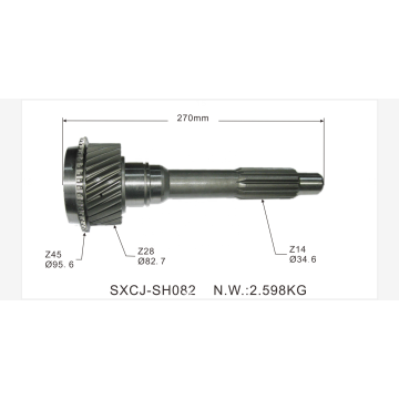 JAPANESE CARS OEM 33301-26040 MANUAL GEARBOX PARTS FIRST GEAR SHAFT FOR ISUZU NPR66 MYY6P